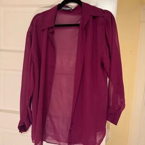 Dolce & Gabbana silk magenta to